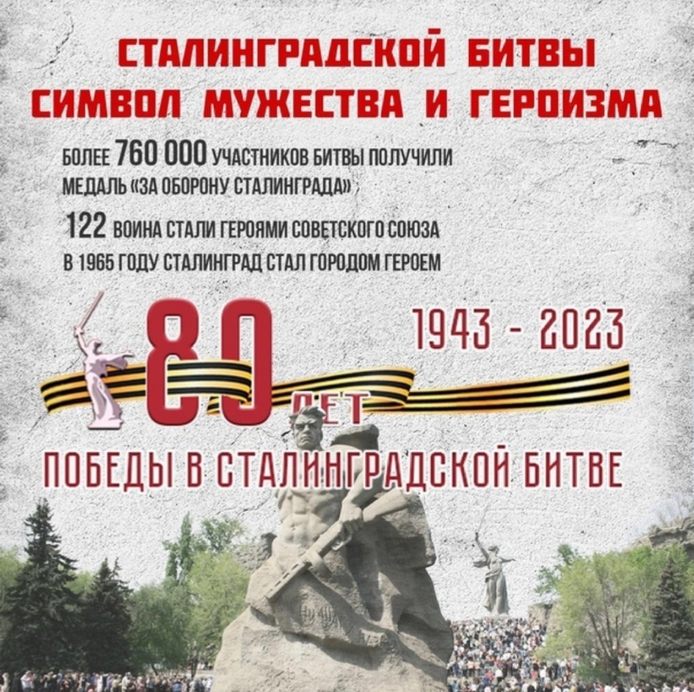 Героический подвиг: в России отмечают 80-летие со дня окончания Сталинградской битвы.